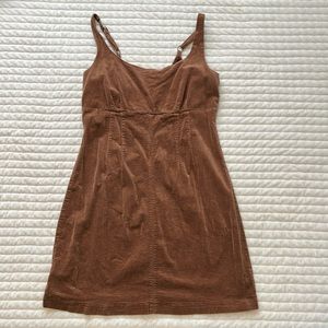 Women's Corduroy Brown Dress